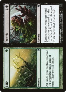 Life // Death - Duel Decks: Izzet vs. Golgari (DDJ) #77 - Uncommon Magic: The Gathering Trading Card