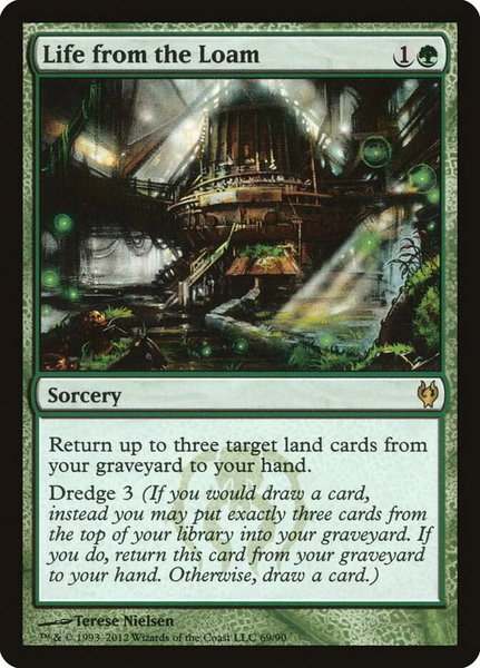 Life from the Loam - Duel Decks: Izzet vs. Golgari Magic: The Gathering trading card