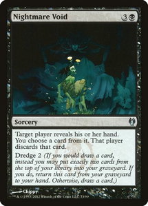 Nightmare Void - Duel Decks: Izzet vs. Golgari (DDJ) #73 - Uncommon Magic: The Gathering Trading Card