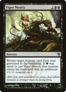 Vigor Mortis - Duel Decks: Izzet vs. Golgari (DDJ) #74 - Uncommon Magic: The Gathering Trading Card
