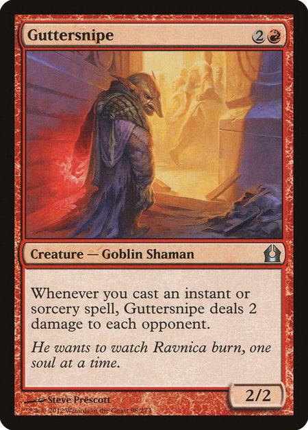 Guttersnipe - Return to Ravnica Magic: The Gathering trading card