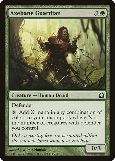 Axebane Guardian - Return to Ravnica Magic: The Gathering trading card
