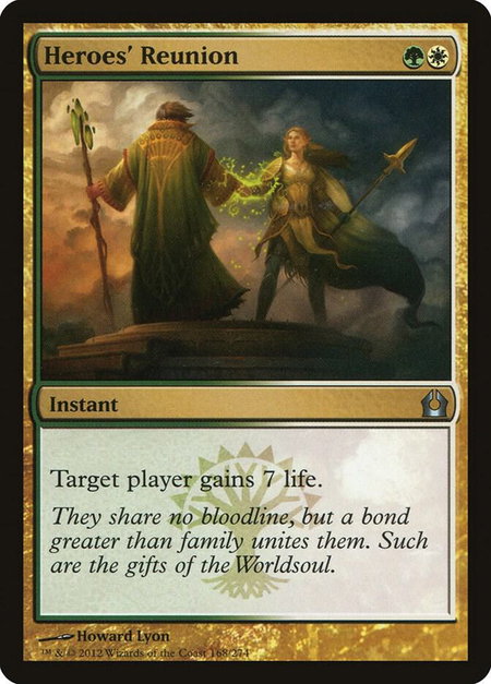 Heroes' Reunion - Return to Ravnica Magic: The Gathering trading card