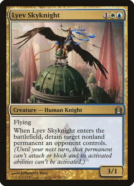 Lyev Skyknight - Return to Ravnica Magic: The Gathering trading card