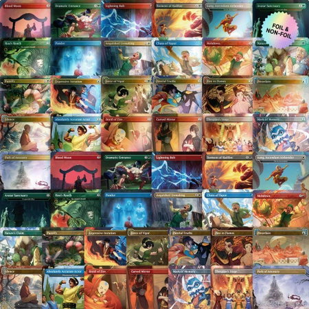 Secret Lair x Avatar: The Last Airbender Superdrop: Master Of All Elements Everything Bundle trading card from Secret Lair Drop Series Secret Lair x Avatar: The Last Airbender Superdrop: Master Of All Elements Everything Bundle - Secret Lair Drop Series Magic: The Gathering trading card