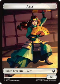 Ally (0007) // Clue (0018) Double-Sided Token - Avatar: The Last Airbender (TLA) #7 // 18 - Token Magic: The Gathering Trading Card