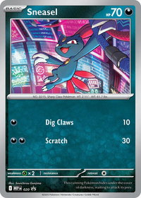 Sneasel (Cosmos Holo) - ME: Mega Evolution Promo (MEP) #020 - Promo Pokémon Trading Card
