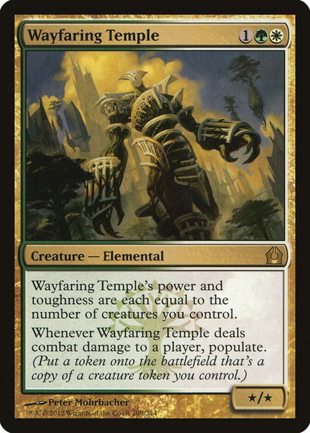 Wayfaring Temple - Return to Ravnica Magic: The Gathering trading card