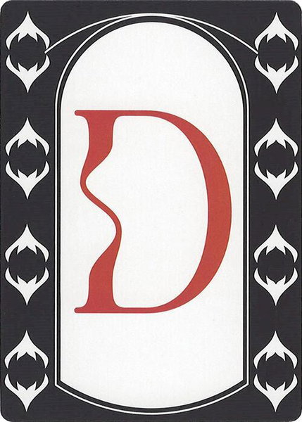 Letter Card - D trading card from Secret Lair Countdown Kit Letter Card - D - Secret Lair Countdown Kit Magic: The Gathering trading card