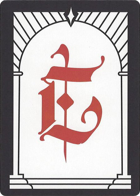 Letter Card - E trading card from Secret Lair Countdown Kit Letter Card - E - Secret Lair Countdown Kit Magic: The Gathering trading card