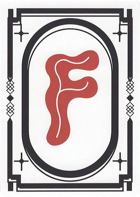 Letter Card - F - Secret Lair Countdown Kit Magic: The Gathering trading card