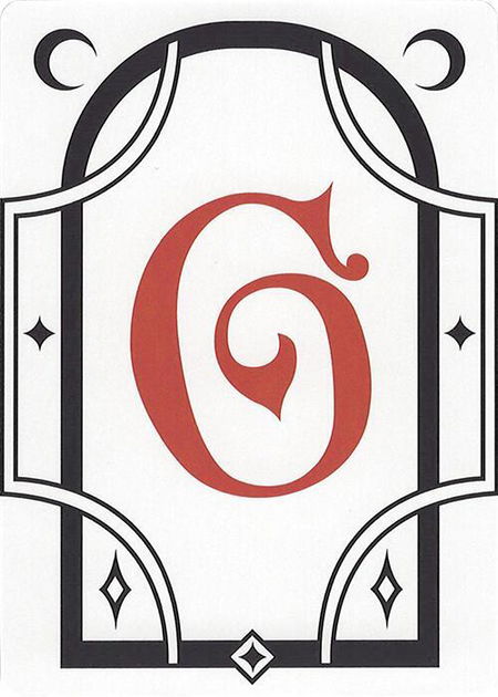 Letter Card - G - Secret Lair Countdown Kit Magic: The Gathering trading card