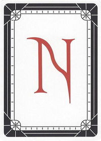 Letter Card - N - Secret Lair Countdown Kit (SLC) #null - Special Magic: The Gathering Trading Card
