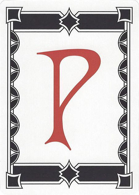 Letter Card - P - Secret Lair Countdown Kit Magic: The Gathering trading card