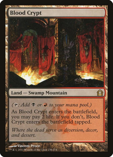 Blood Crypt - Return to Ravnica Magic: The Gathering trading card