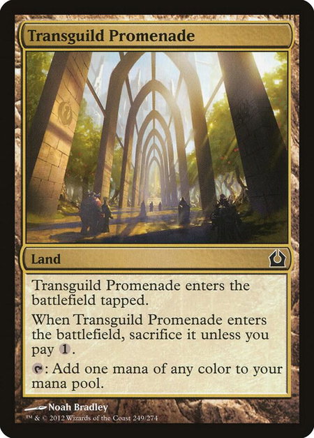 Transguild Promenade - Return to Ravnica Magic: The Gathering trading card