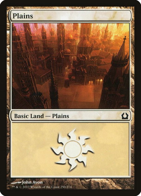 Plains (250) - Return to Ravnica Magic: The Gathering trading card