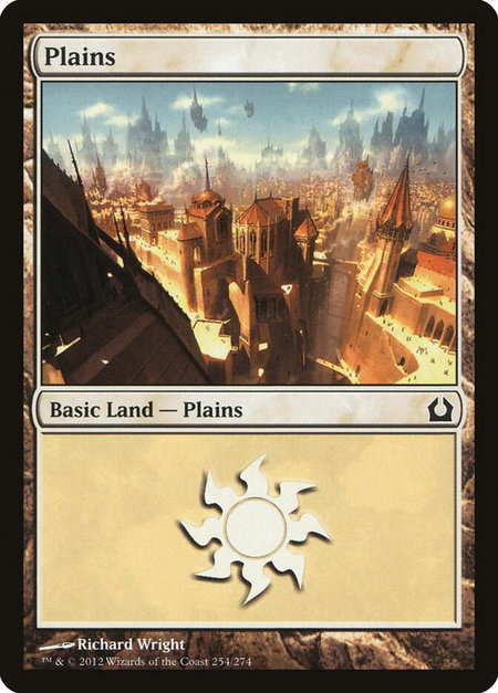 Plains (254) - Return to Ravnica Magic: The Gathering trading card