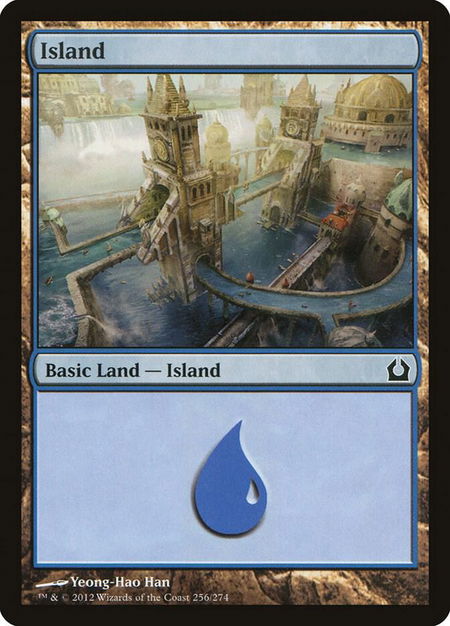 Island (256) - Return to Ravnica Magic: The Gathering trading card