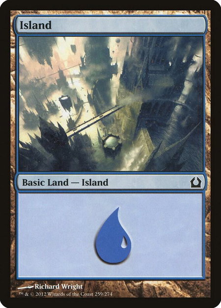 Island (259) trading card from Return to Ravnica Island (259) - Return to Ravnica Magic: The Gathering trading card