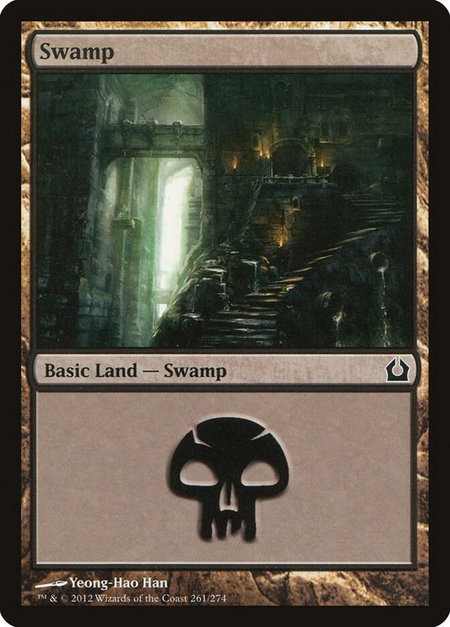 Swamp (261) - Return to Ravnica Magic: The Gathering trading card