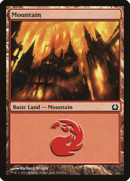 Mountain (269) trading card from Return to Ravnica Mountain (269) - Return to Ravnica Magic: The Gathering trading card