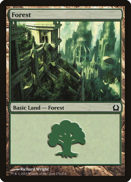 Forest (274) - Return to Ravnica Magic: The Gathering trading card
