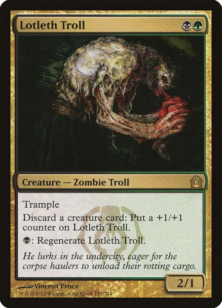 Lotleth Troll - Return to Ravnica Magic: The Gathering trading card