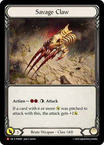 Savage Claw - Compendium of Rathe (PEN) #PEN001 - Majestic Flesh and Blood Trading Card
