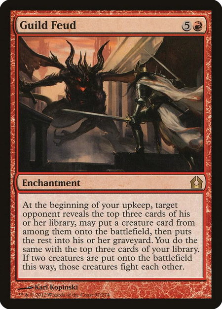 Guild Feud - Return to Ravnica Magic: The Gathering trading card