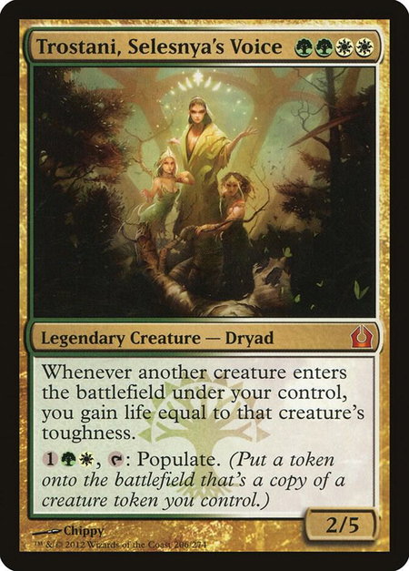 Trostani, Selesnya's Voice - Return to Ravnica Magic: The Gathering trading card