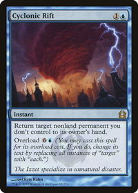 Cyclonic Rift - Return to Ravnica (RTR) #35 - Rare Magic: The Gathering Trading Card