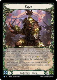 Kayo - Silver Age Chapter 1  #SKA001 - Rare Flesh and Blood Trading Card