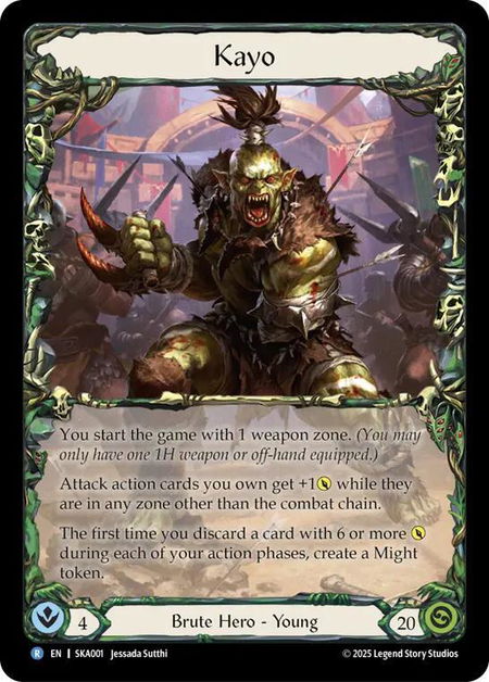 Kayo - Silver Age Chapter 1 Flesh and Blood trading card