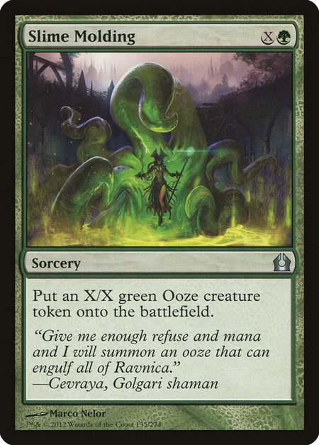 Slime Molding - Return to Ravnica Magic: The Gathering trading card