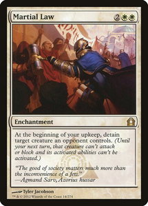 Martial Law - Return to Ravnica (RTR) #14 - Rare Magic: The Gathering Trading Card
