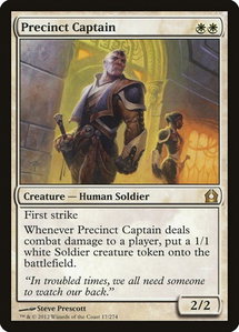 Precinct Captain - Return to Ravnica (RTR) #17 - Rare Magic: The Gathering Trading Card