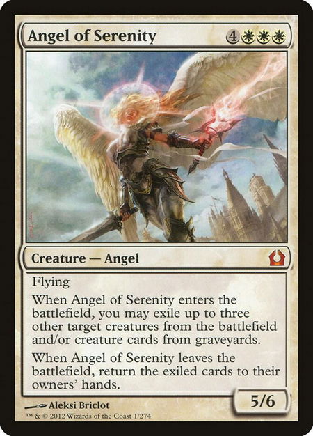 Angel of Serenity - Return to Ravnica Magic: The Gathering trading card