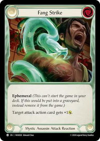 Fang Strike // Slither - Blitz Deck: Part the Mistveil - Nuu  #NUU028/NUU029 - Token Flesh and Blood Trading Card