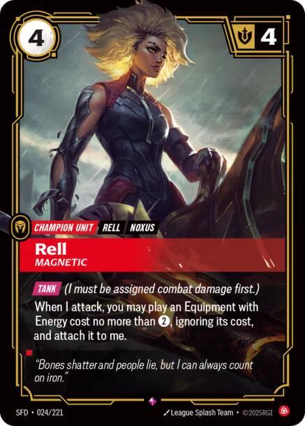Rell - Magnetic - Spiritforged Riftbound trading card
