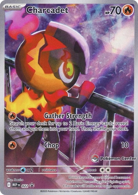 Charcadet - 022 (Pokemon Center Exclusive) - ME: Mega Evolution Promo Pokémon trading card