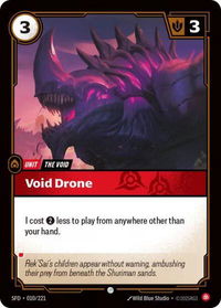 Void Drone - Spiritforged (SFD) #010/221 - Common Riftbound Trading Card