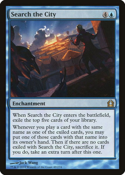 Search the City trading card from Return to Ravnica Search the City - Return to Ravnica Magic: The Gathering trading card