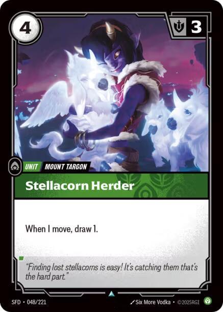 Stellacorn Herder - Spiritforged Riftbound trading card