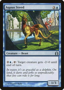 Aquus Steed - Return to Ravnica (RTR) #29 - Uncommon Magic: The Gathering Trading Card