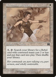 Ramosian Sergeant - Mercadian Masques (MMQ) #39 - Common Magic: The Gathering Trading Card