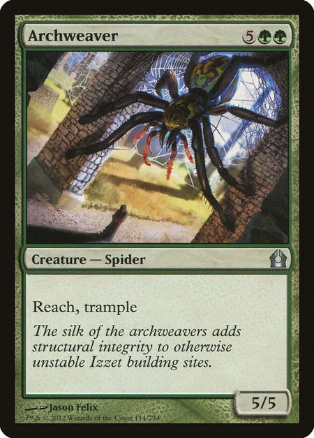 Archweaver - Return to Ravnica Magic: The Gathering trading card
