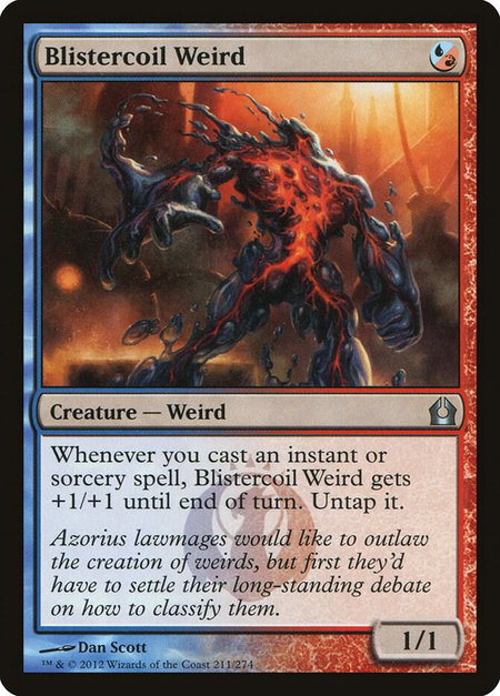Blistercoil Weird - Return to Ravnica Magic: The Gathering trading card