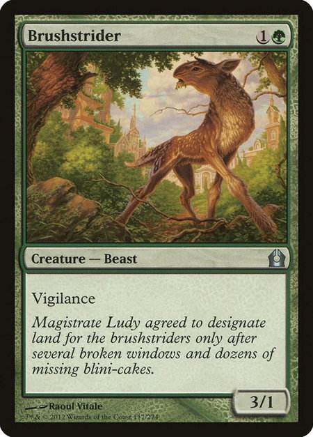 Brushstrider - Return to Ravnica Magic: The Gathering trading card