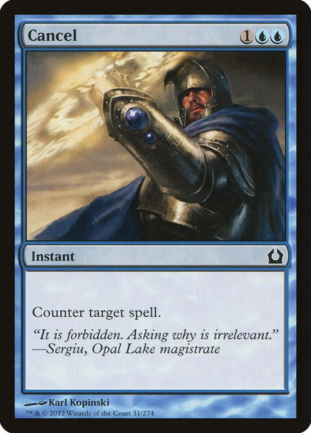 Cancel - Return to Ravnica Magic: The Gathering trading card